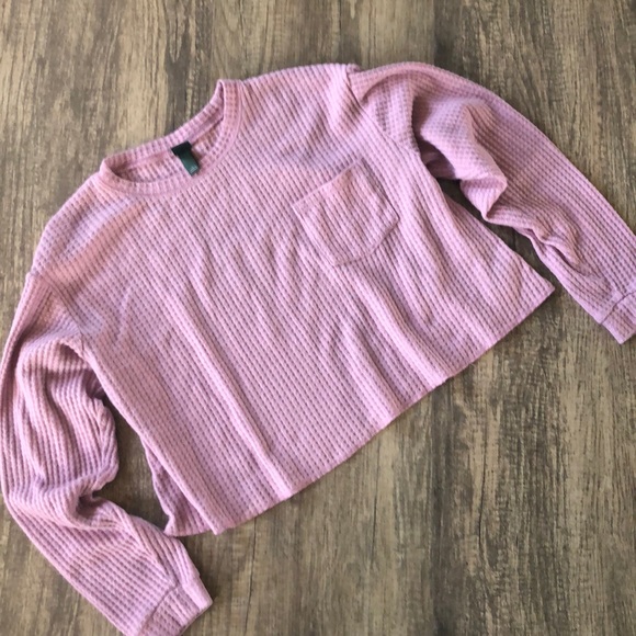 wild fable Other - PJ Waffle Crop Top! Large! New!